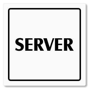 Server, 148x148mm, bílá, Arizona